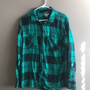 Green Flannel Shirt
